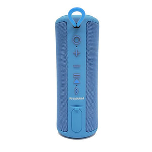 SYLVANIA 8" Premium Rugged Water Resistant Bluetooth Speaker 360° Sound, Brilliant Blue